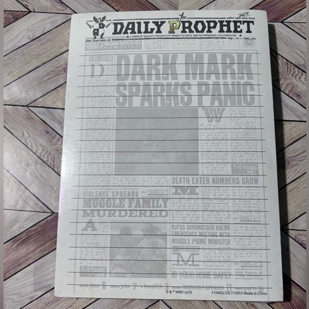 Harry Potter Daily Prophet Notepad